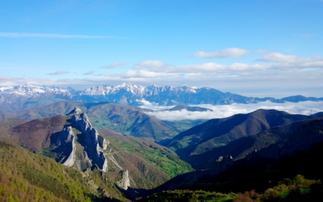 Views from above Dobres in Liebana